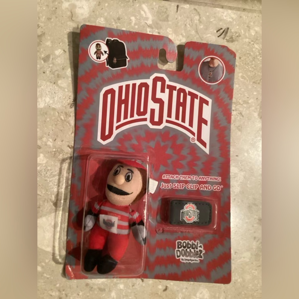Ohio State Bobbi Dobbiez clip-on